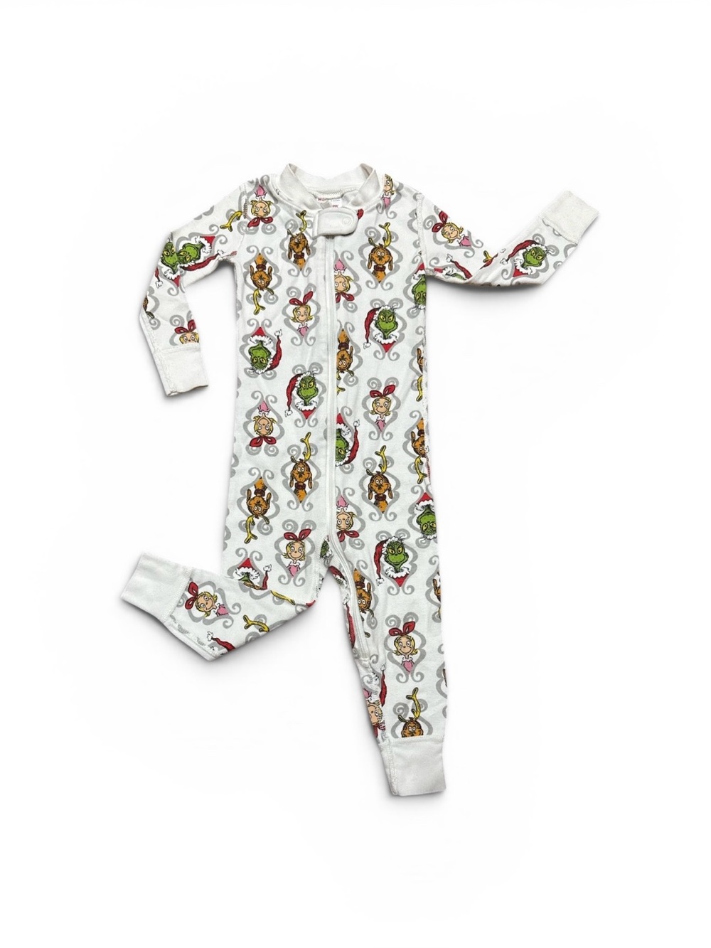 Hanna Andersson Dr. Seuss The Grinch Cotton Sleeper Unisex Boy Girl Size 12-18mo